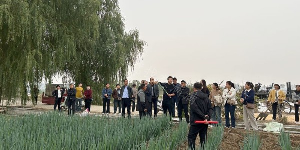新鄉市職業農民培訓班學員到蔥滿滿基地考察學習